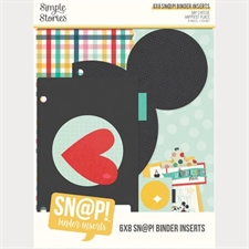 Sn@p Binder Inserts 6"X8" - Say Cheese Happiest Place
